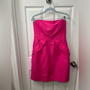 J. Crew Women’s Fuchsia Pink Shift Cocktail Dress Size 10